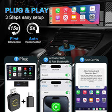 💥Mini Wireless Apple CarPlay Adapter, for both Apple and Android