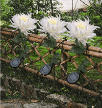 🎁 SPRING ARTIFICIAL Chrysanthemum SOLAR GARDEN STAKE LED