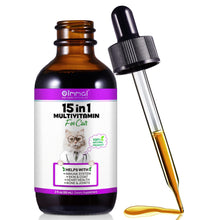 15-in-1 Multivitamin for Cats - Liquid Supplement with Herbal Ingredients