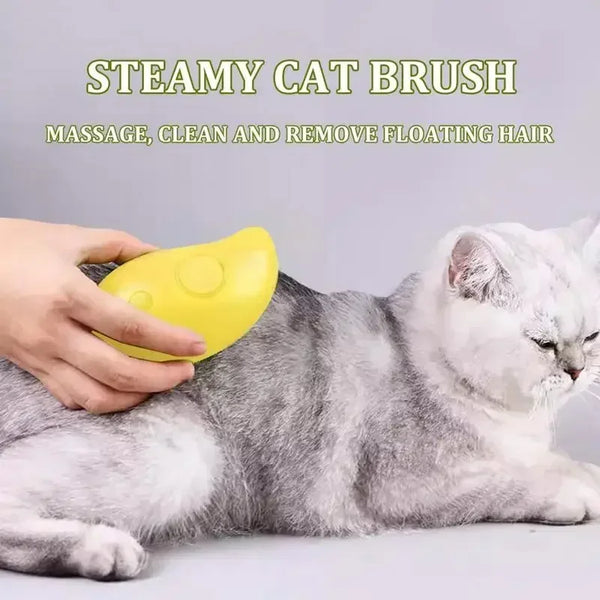 Steam Brush ⚡️ Electric Sprayer for Pet Grooming 🐶🐱