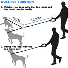 WALK 2 Dog Leash Coupler with Double Bungee Extension