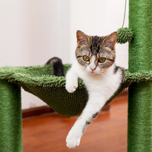 Cactus Cat Scratching Post with Hammock and Sisal Rope