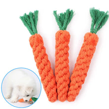 Durable Carrot Rope Chew Toy for Dogs