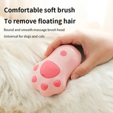 3-in-1 Electric Pet Brush with Steam Technology for Grooming and Massage