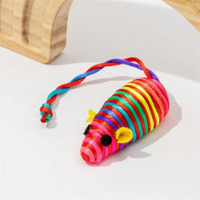 Pet Cat Toy Color Winding Mouse