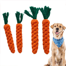 Durable Carrot Rope Chew Toy for Dogs