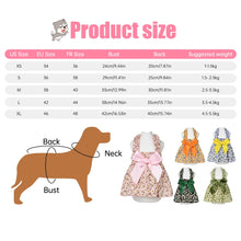 Floral Princess Dress for Small Dogs and Cats