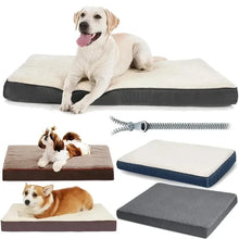 All-Season Orthopedic Dog Bed - Memory Foam Mattress with Removable Cover