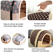 Folding Plush Dog House