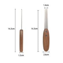 Pet Nail File for Small Dogs and Cats - Wooden Handle Grooming Tool