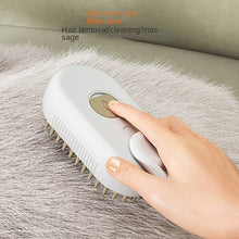 3-in-1 Steamy Pet Brush for Grooming and Massage