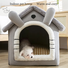 Cozy Foldable Pet House - Washable Dog and Cat Bed