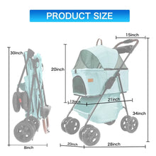 3-in-1 Pet Stroller, Travel Carrier, and Car Seat