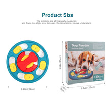 Interactive Dog Puzzle Toy and Slow Feeder Bowl - IQ Training and Food Dispenser