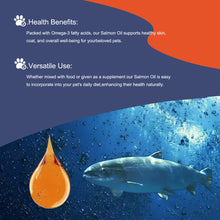 Pet Salmon Oil - Premium Omega Fatty Acids Supplement for Dogs & Cats