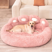 Plush Dog Sofa Bed - Washable Warm Pet Bed for Small to Large Dogs