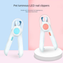 LED-Lit Pet Nail Clippers with Safety Guard and Built-In Nail File