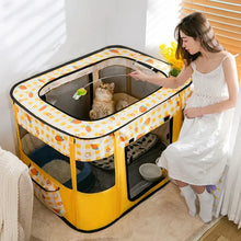 Cat House Delivery Room & Cozy Folding Tent Bed