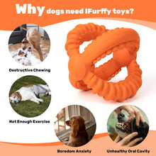 Interactive Dog Tug-of-War Toy with 2 Detachable Rings