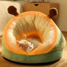 Cute Slipper-Shaped Cat Kennel Bed - Cozy Winter Sleeping Bag for Small Pets