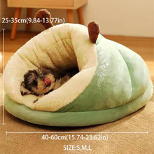 Slipper-Shaped Pet Bed for Small Dogs and Cats