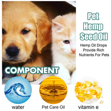 Pet Hemp Seed Oil for Dogs & Cats