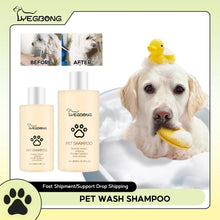 Pet Wash Shampoo for Dogs - Anti-Flea, Deodorizing, and Moisturizing Formula