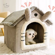 Cozy Foldable Pet House - Washable Dog and Cat Bed