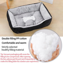 Soft Plush Dog Bed - Cozy Kennel for Large, Medium, and Small Pets