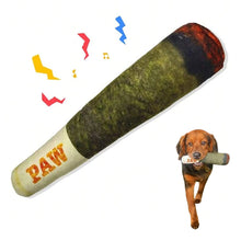 Plush Squeaky Cigar Chew Toy for Dogs