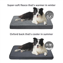 All-Season Orthopedic Dog Bed - Memory Foam Mattress with Removable Cover