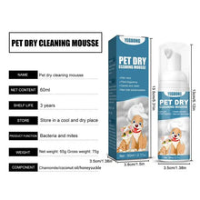 Waterless Cat & Dog Shampoo - No-Rinse Cleaning Mousse for Bathless Grooming