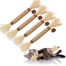 Cat Toys Silvervine Chew Stick - Natural Catnip Toy for Teeth Cleaning and Oral Health