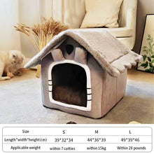 Cozy Foldable Pet House - Washable Dog and Cat Bed