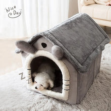 Cozy Foldable Pet House - Washable Dog and Cat Bed