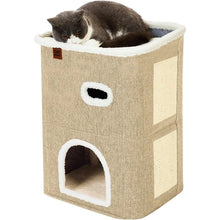 2-Storey Cat House for Indoor Cats