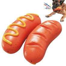 Squeaky Hot Dog Chew Toy for Dogs