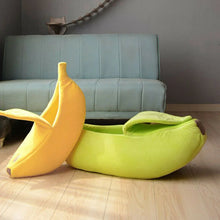 Banana Cat Bed House - Cozy & Funny Pet Bed for Cats and Small Dogs