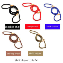 Adjustable Nylon Pet Lead Leash with P Chain