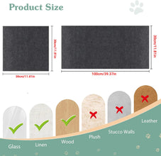 Cat Scratching Mat with Self-Adhesive Backing for Furniture Protection