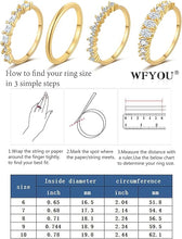 Zirconia Diamond Gold Ring (Set of 4)